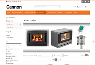 An Elegant Magento store for Cannon