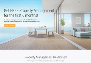 WordPress development Palm Property Management