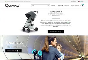 Magento Ecommerce store for Quinny