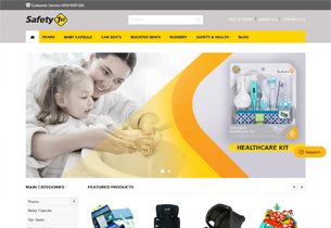 Magento Ecommerce store for Safety1st